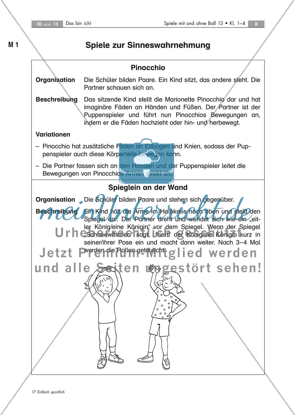 Spiel- und Übungsformen zur Körperwahrnehmung Preview 10
