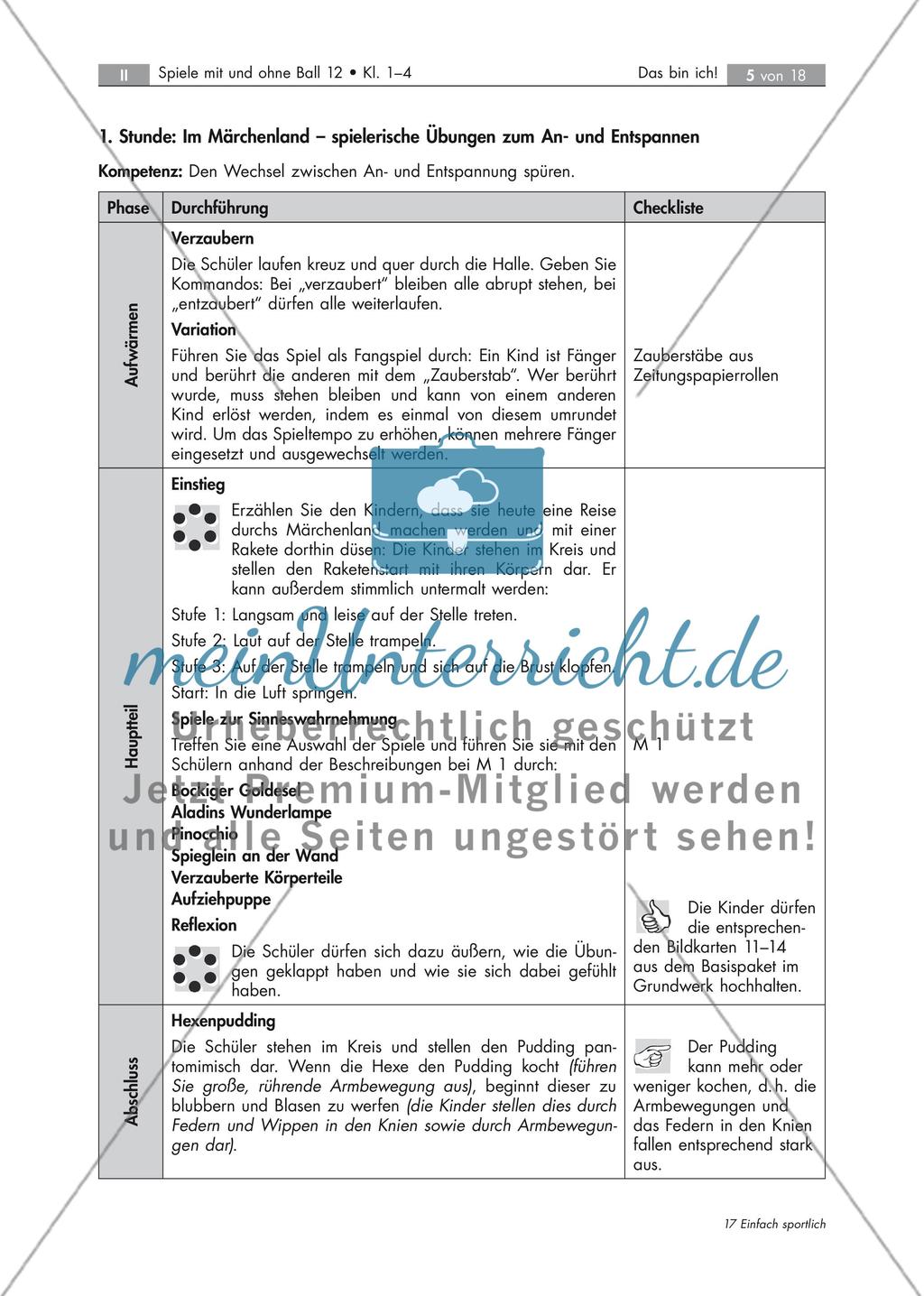 Spiel- und Übungsformen zur Körperwahrnehmung Preview 5