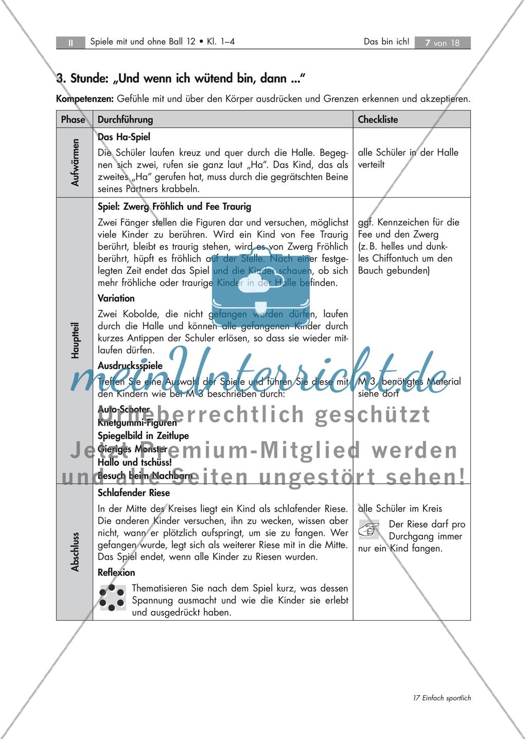 Spiel- und Übungsformen zur Körperwahrnehmung Preview 7