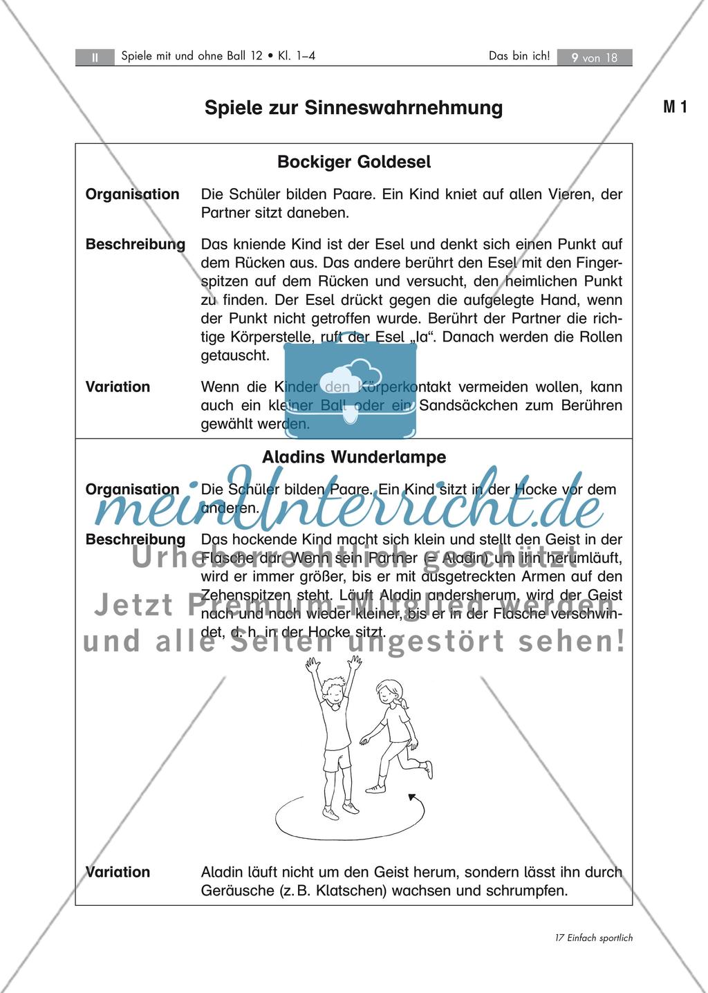 Spiel- und Übungsformen zur Körperwahrnehmung Preview 9