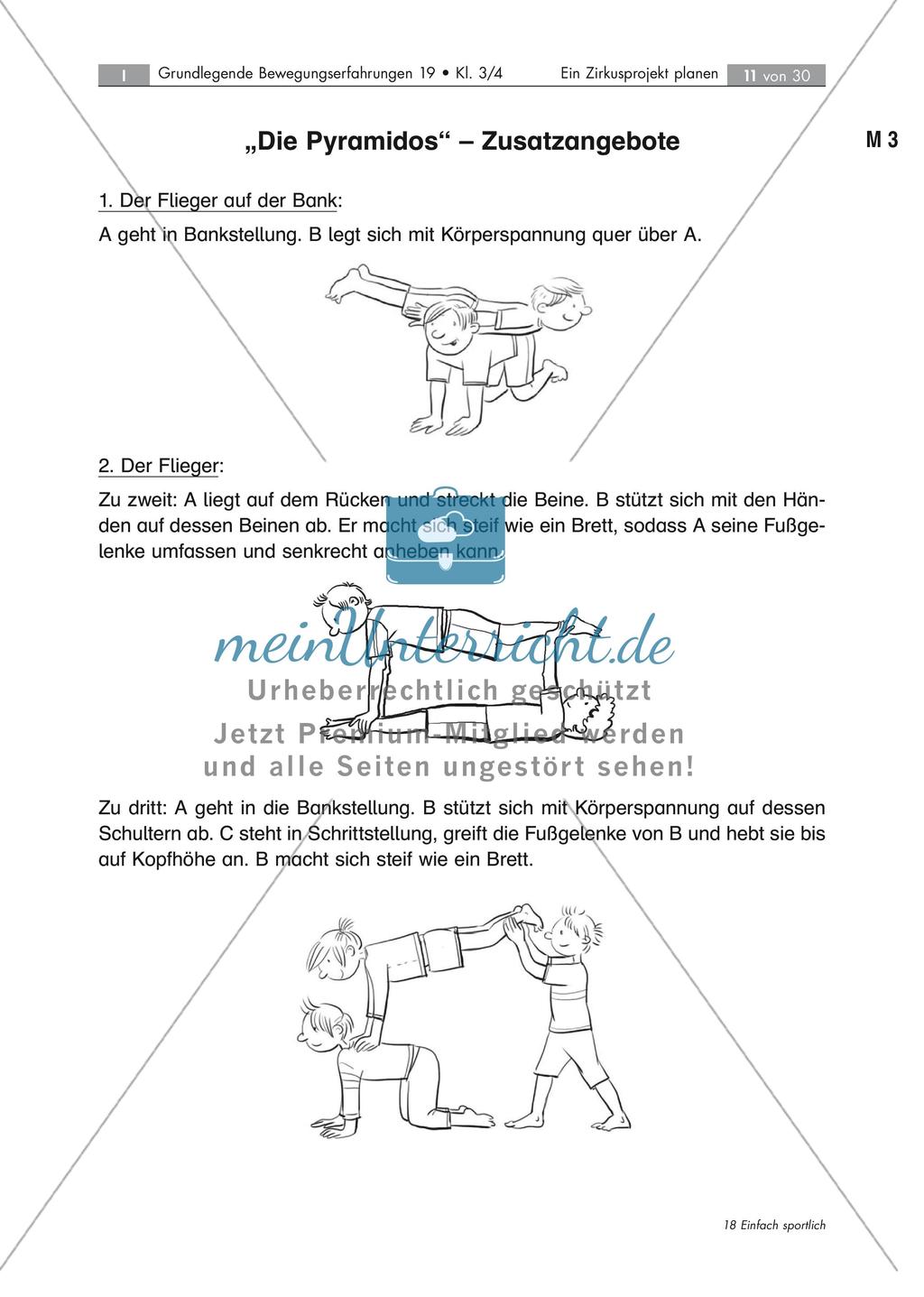 Ein Zirkusprojekt planen: Akrobatik Preview 6