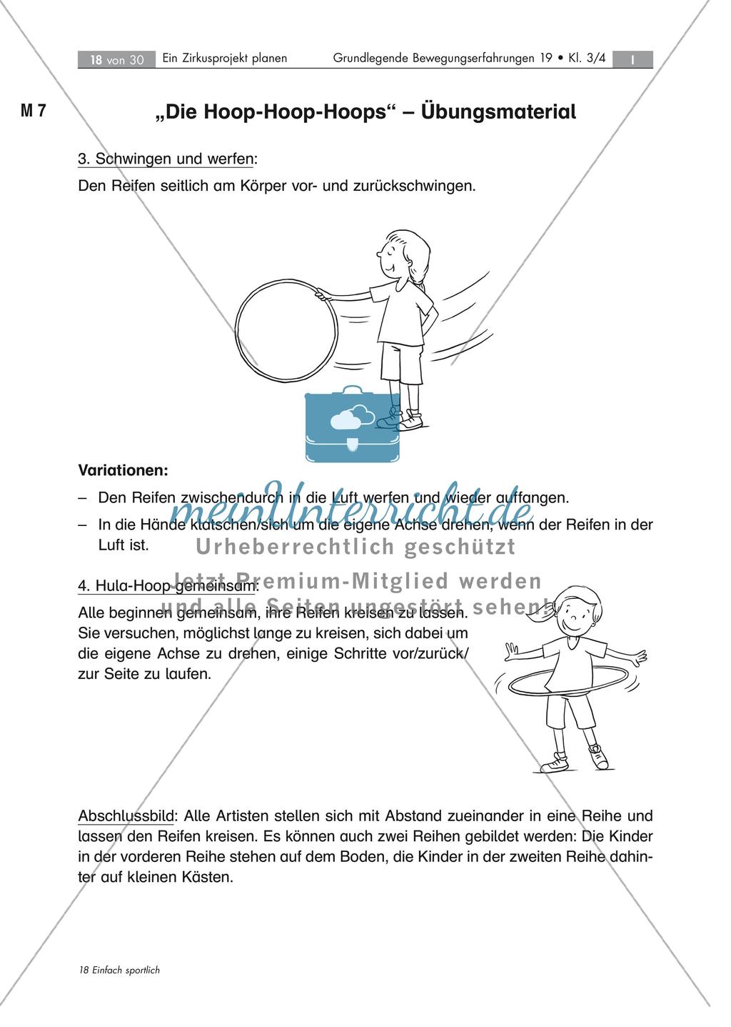 Ein Zirkusprojekt planen: Hula-Hoop Preview 3