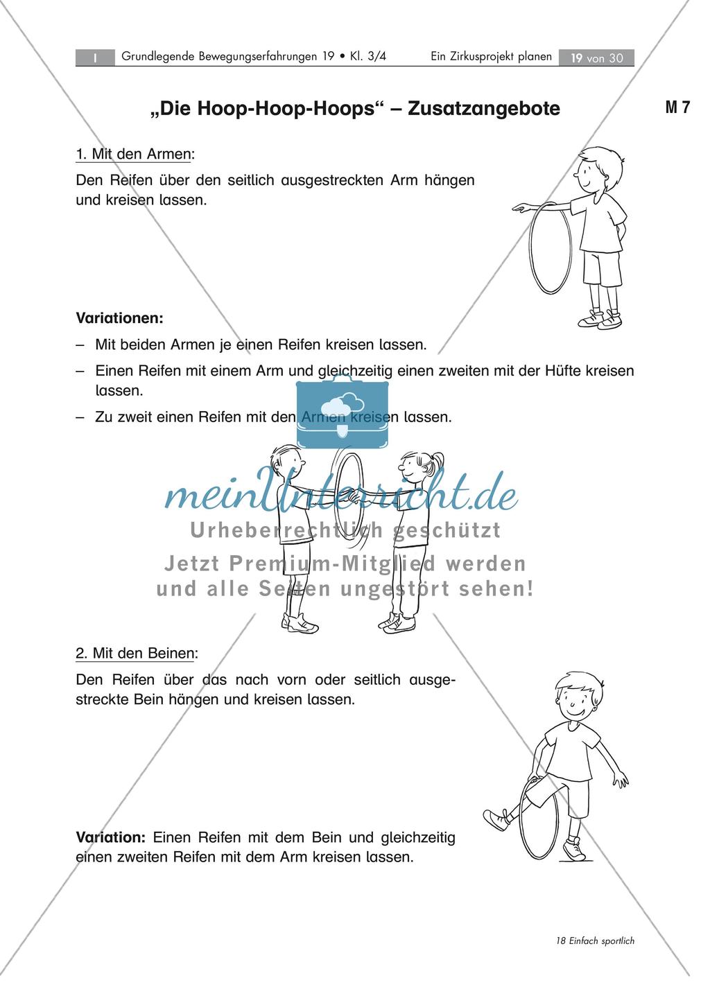 Ein Zirkusprojekt planen: Hula-Hoop Preview 4