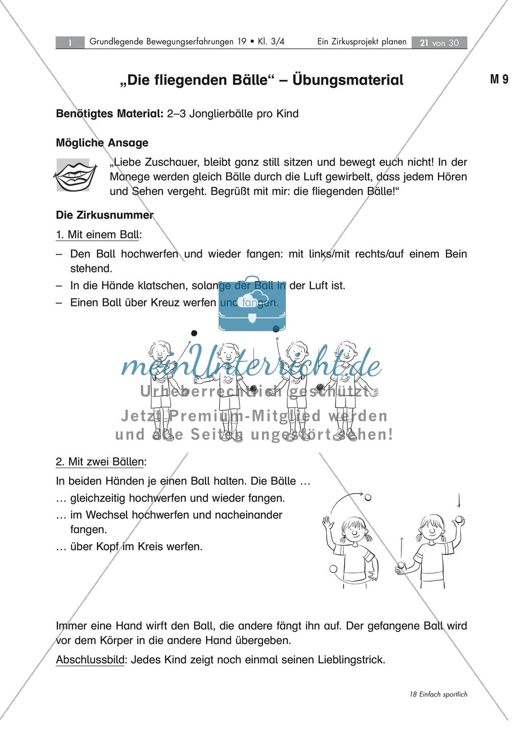 Ein Zirkusprojekt planen: Jonglieren Preview 2