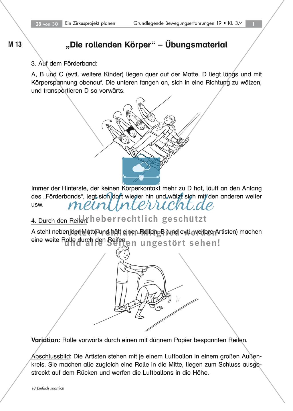 Ein Zirkusprojekt planen: Rollen Preview 3