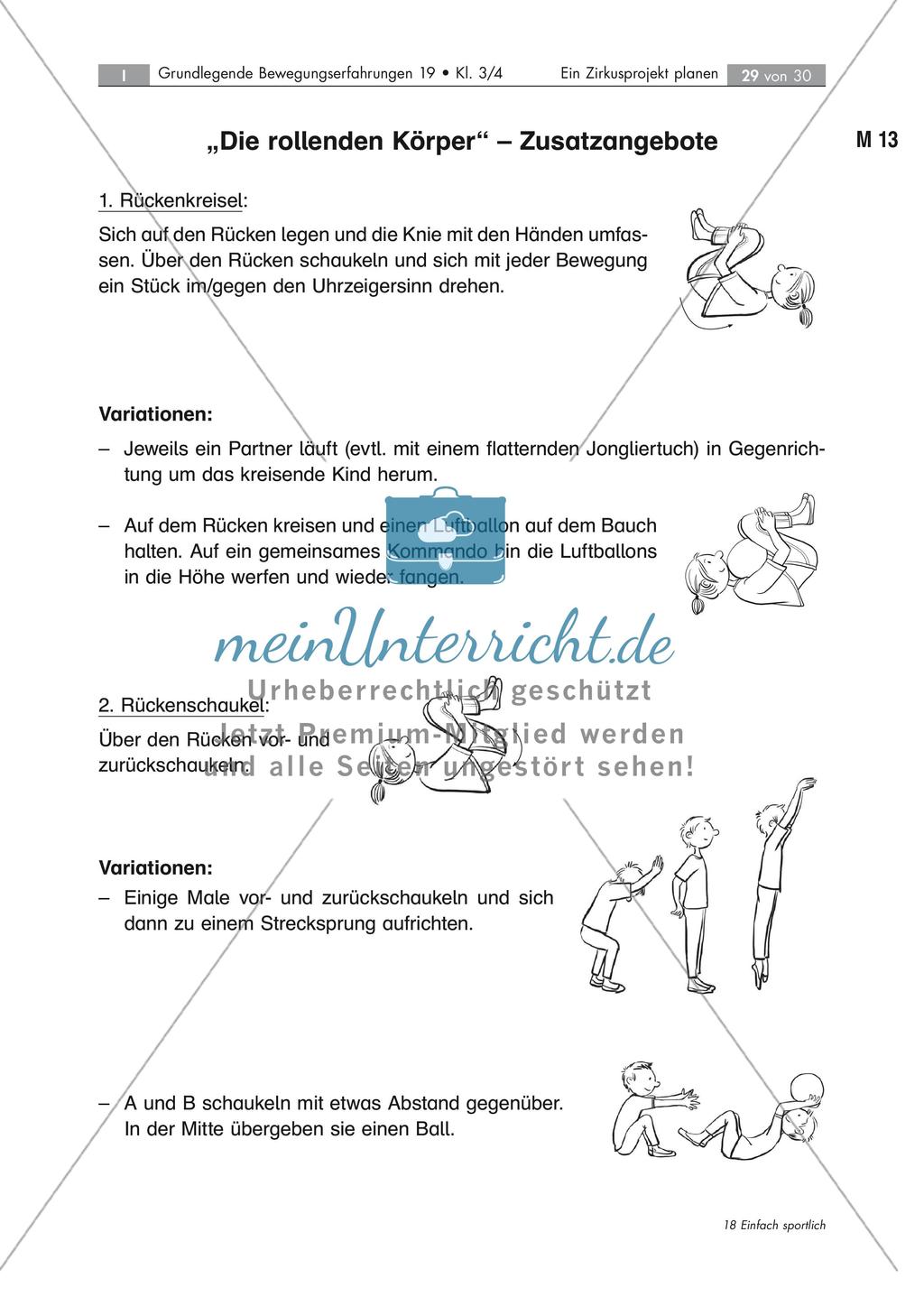 Ein Zirkusprojekt planen: Rollen Preview 4