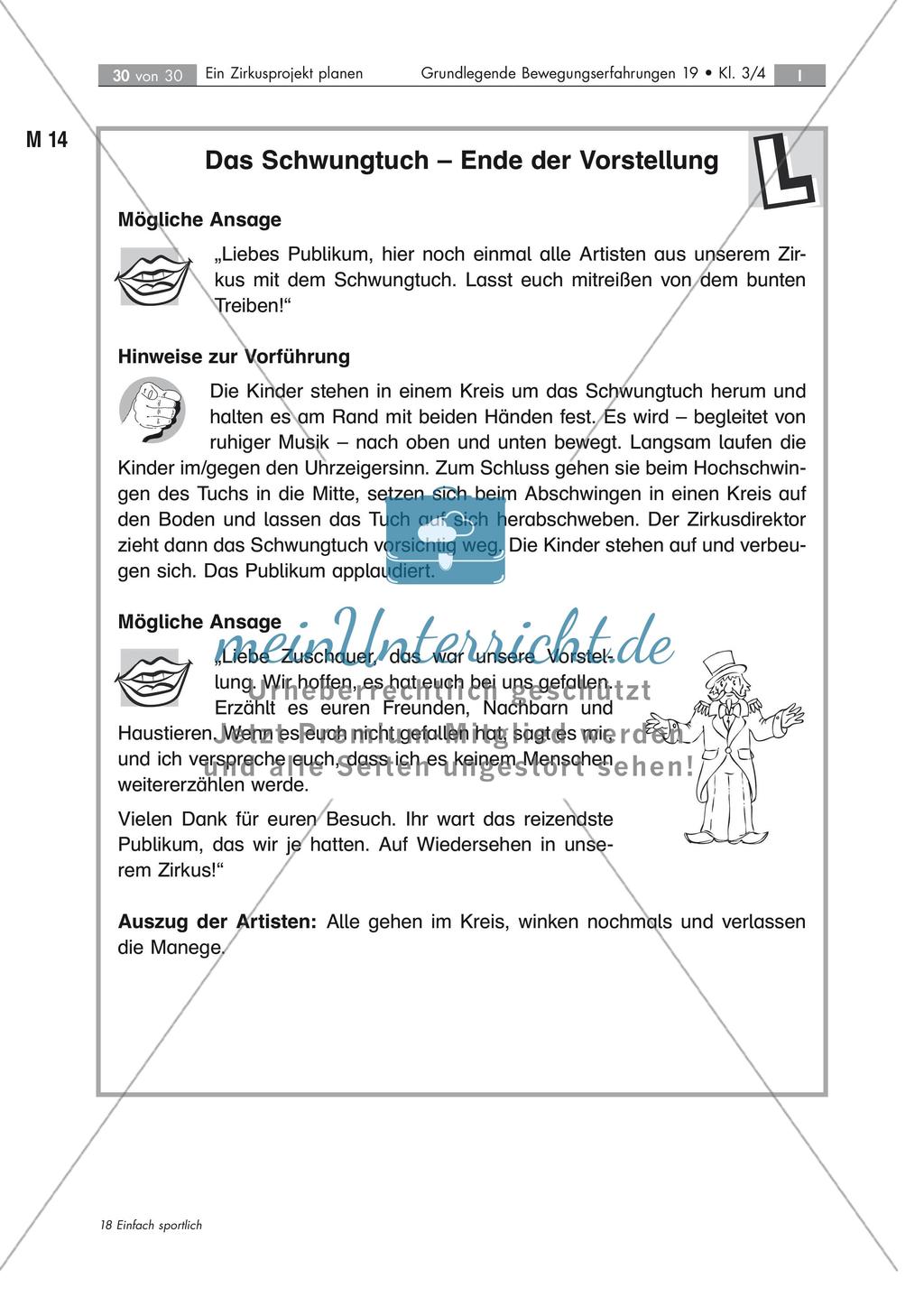 Ein Zirkusprojekt planen: Rollen Preview 5