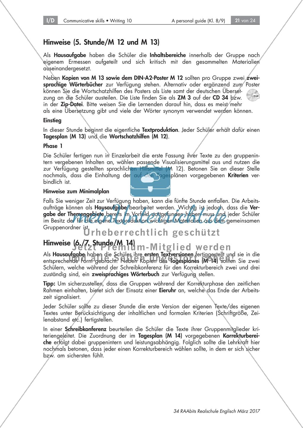 Writing a personal guide for English speaking exchange students Preview 21