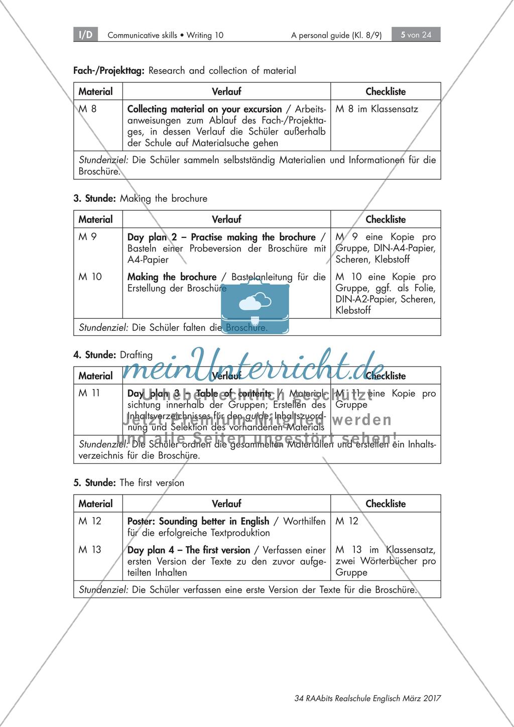 Writing a personal guide for English speaking exchange students Preview 5