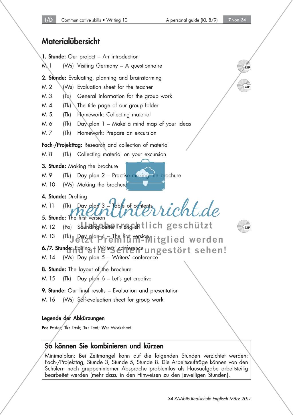Writing a personal guide for English speaking exchange students Preview 7