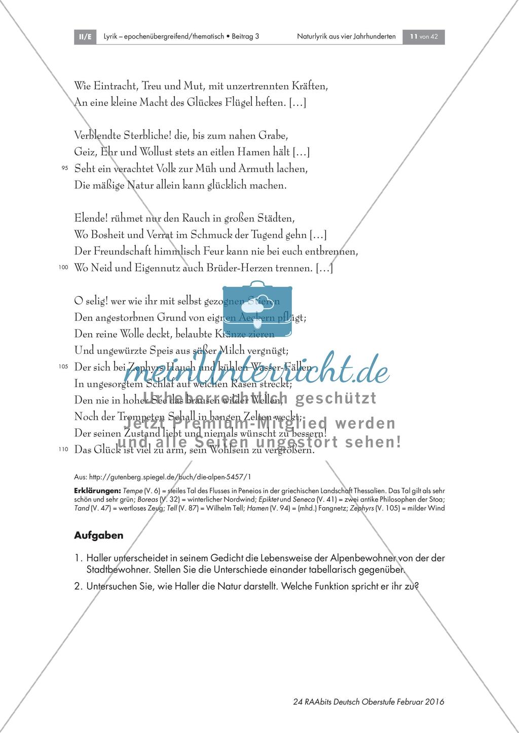 Naturlyrik: Begegnung zwischen Mensch und Natur Preview 4