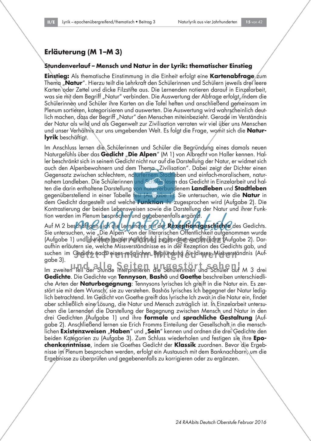Naturlyrik: Begegnung zwischen Mensch und Natur Preview 8