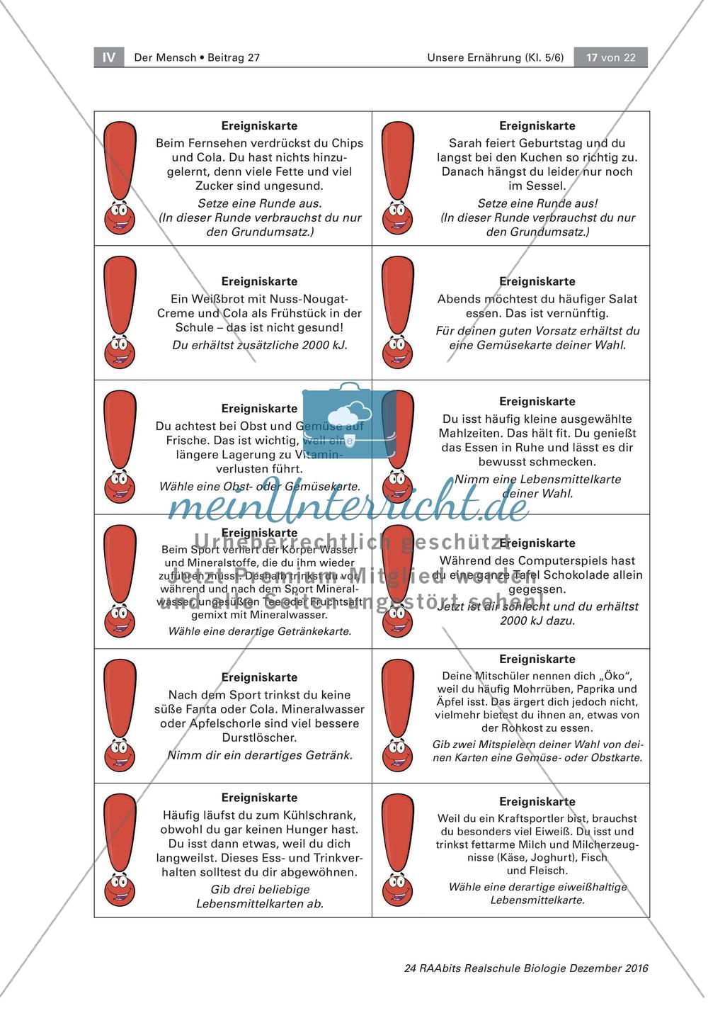 Lernspiel: unsere Ernährung Preview 17