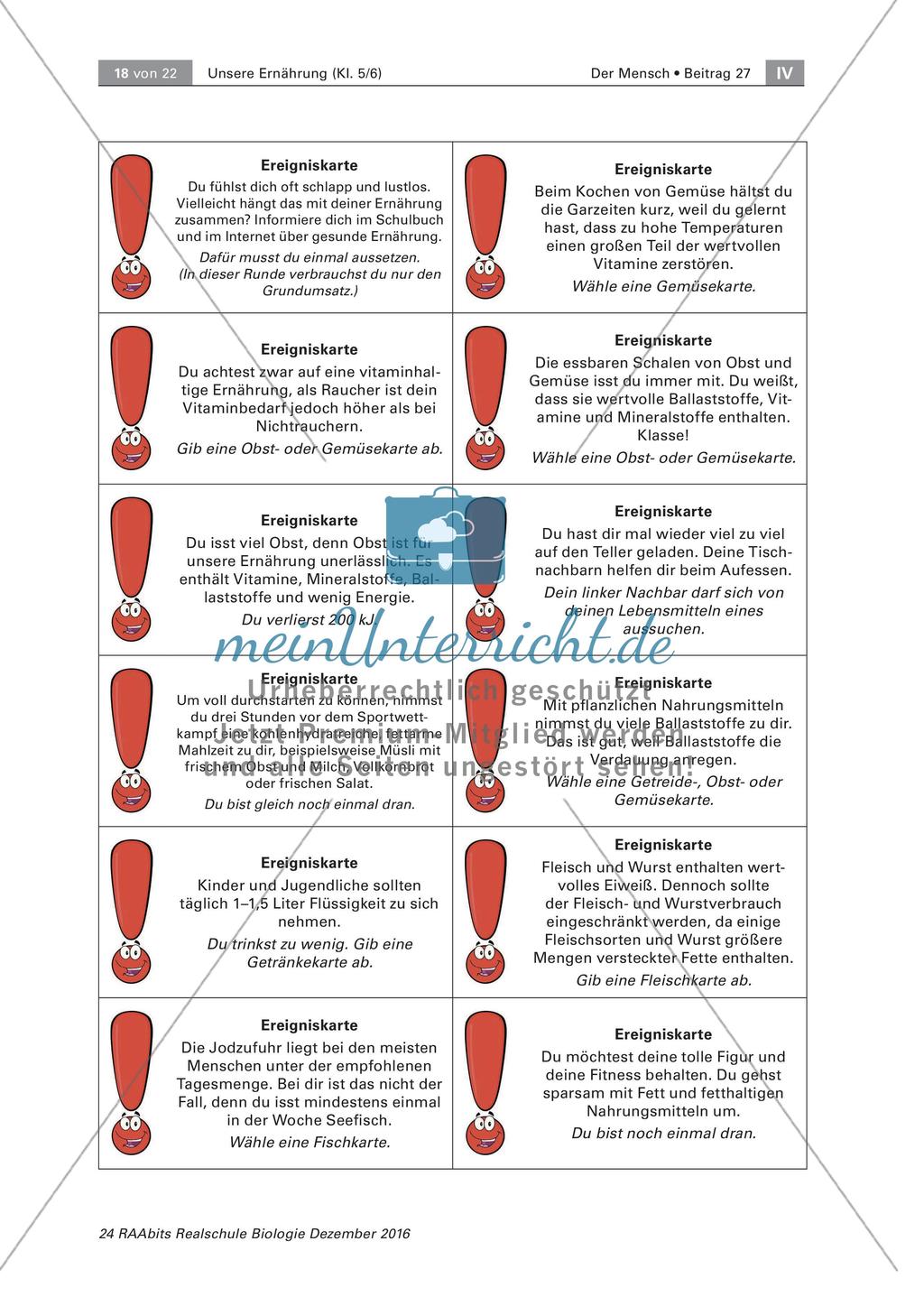 Lernspiel: unsere Ernährung Preview 18