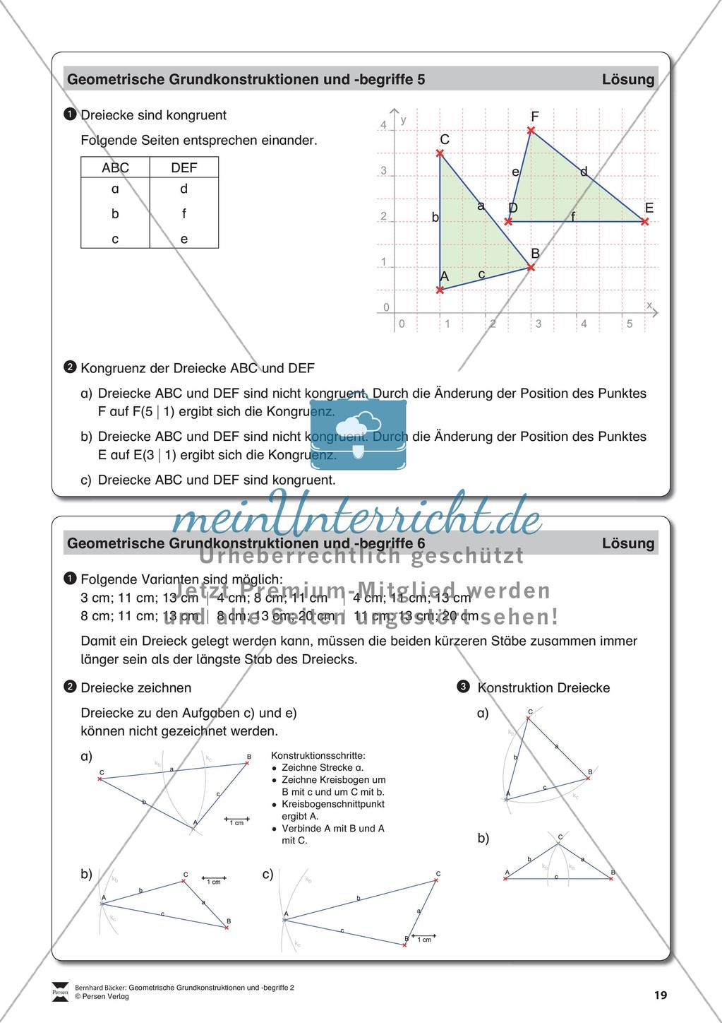 Konstruktion von Dreiecken Preview 20