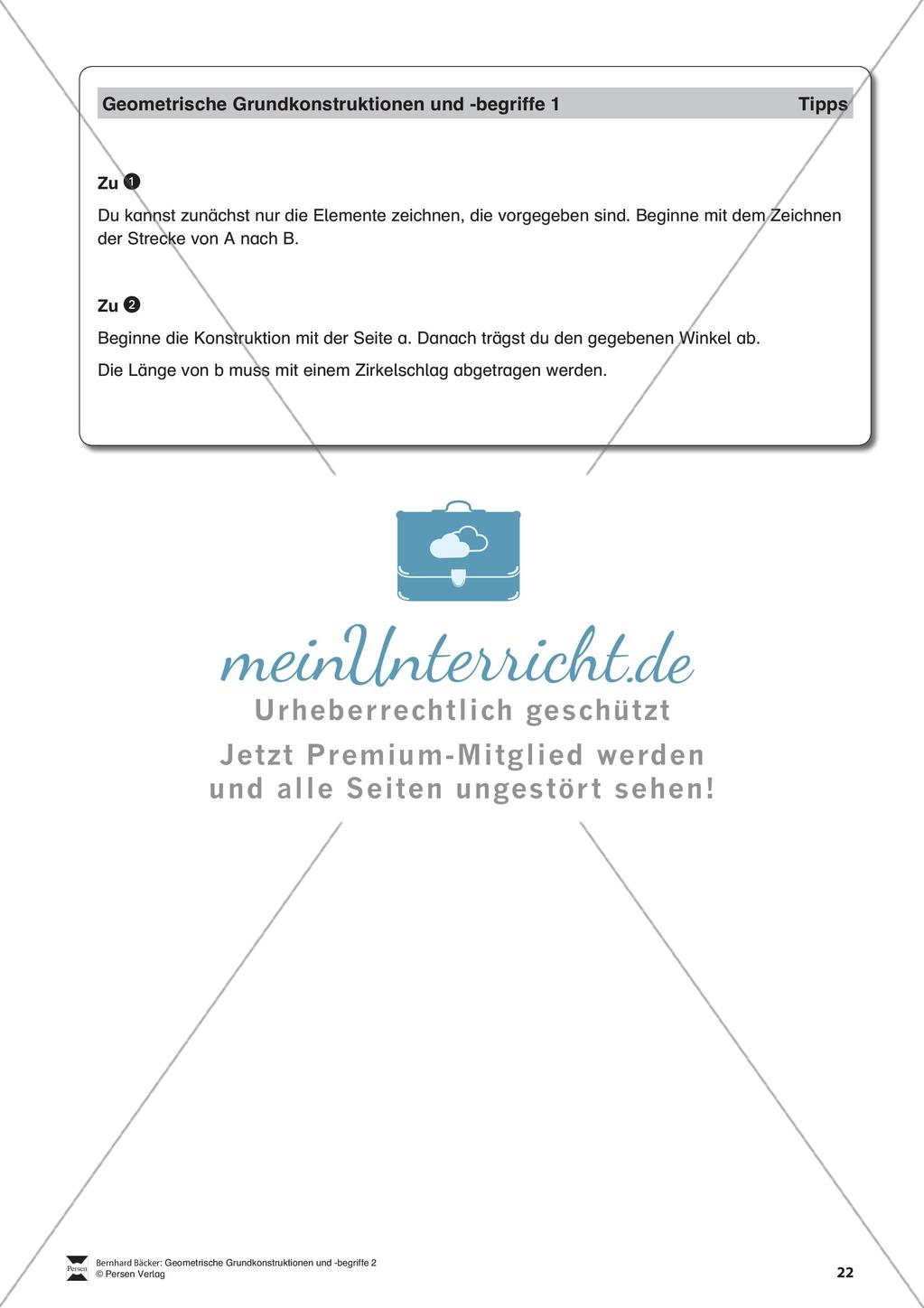 Konstruktion von Dreiecken Preview 23