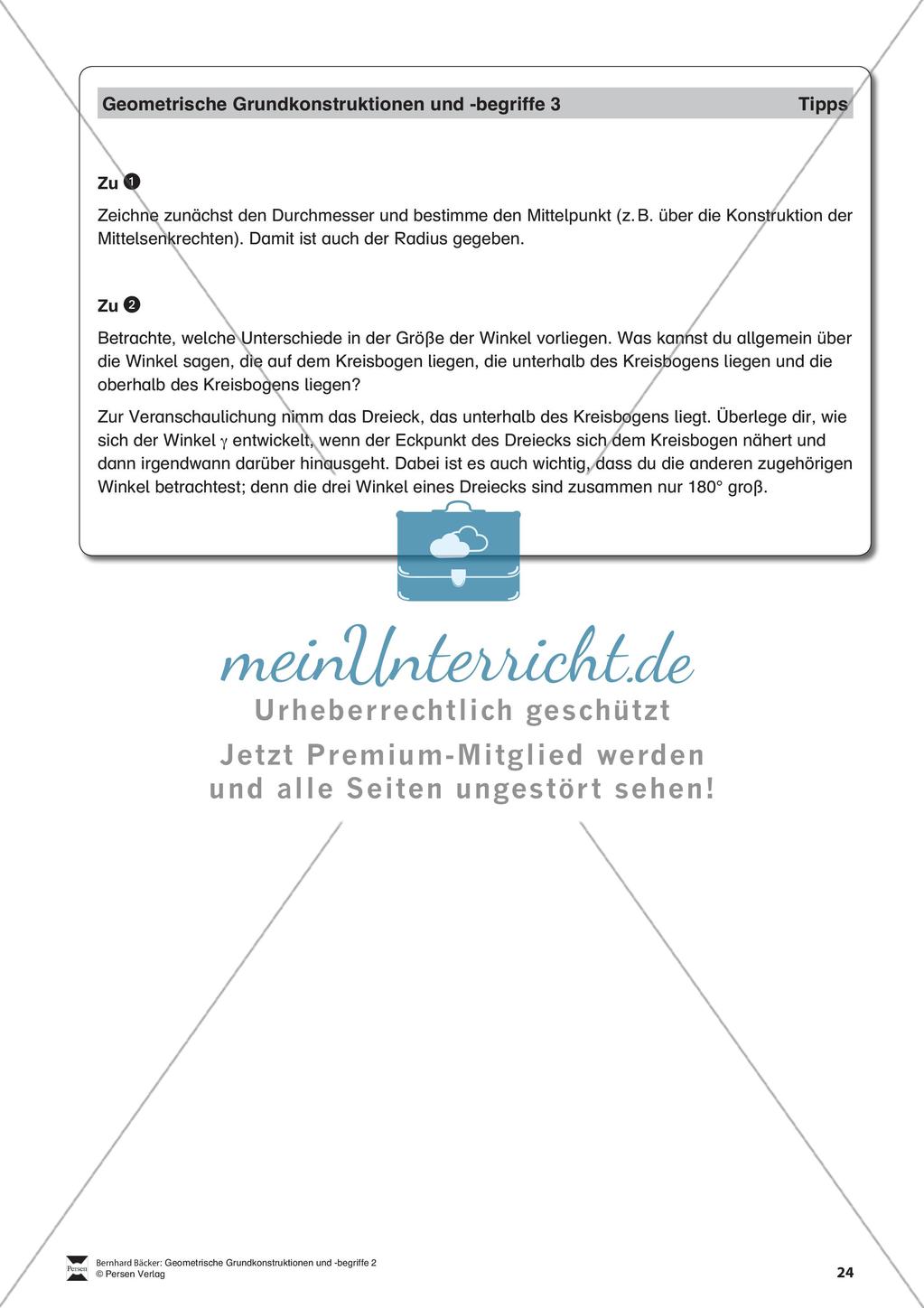 Konstruktion von Dreiecken Preview 25