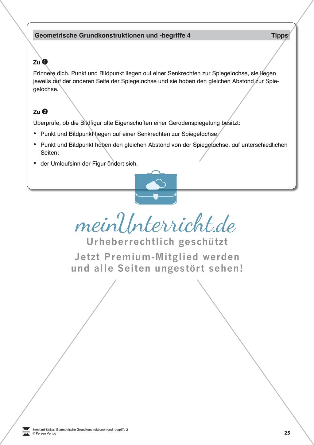 Konstruktion von Dreiecken Preview 26