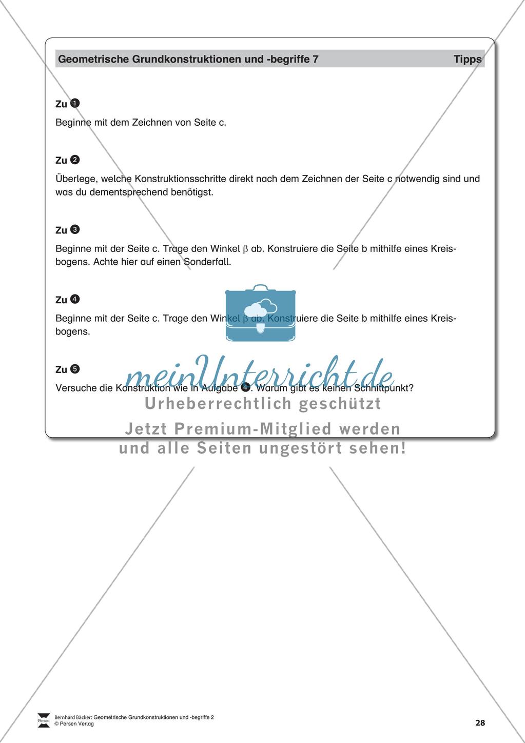 Konstruktion von Dreiecken Preview 29