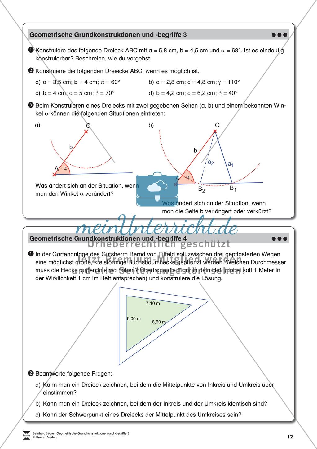 Das Dreieck und der Satz des Thales Preview 13