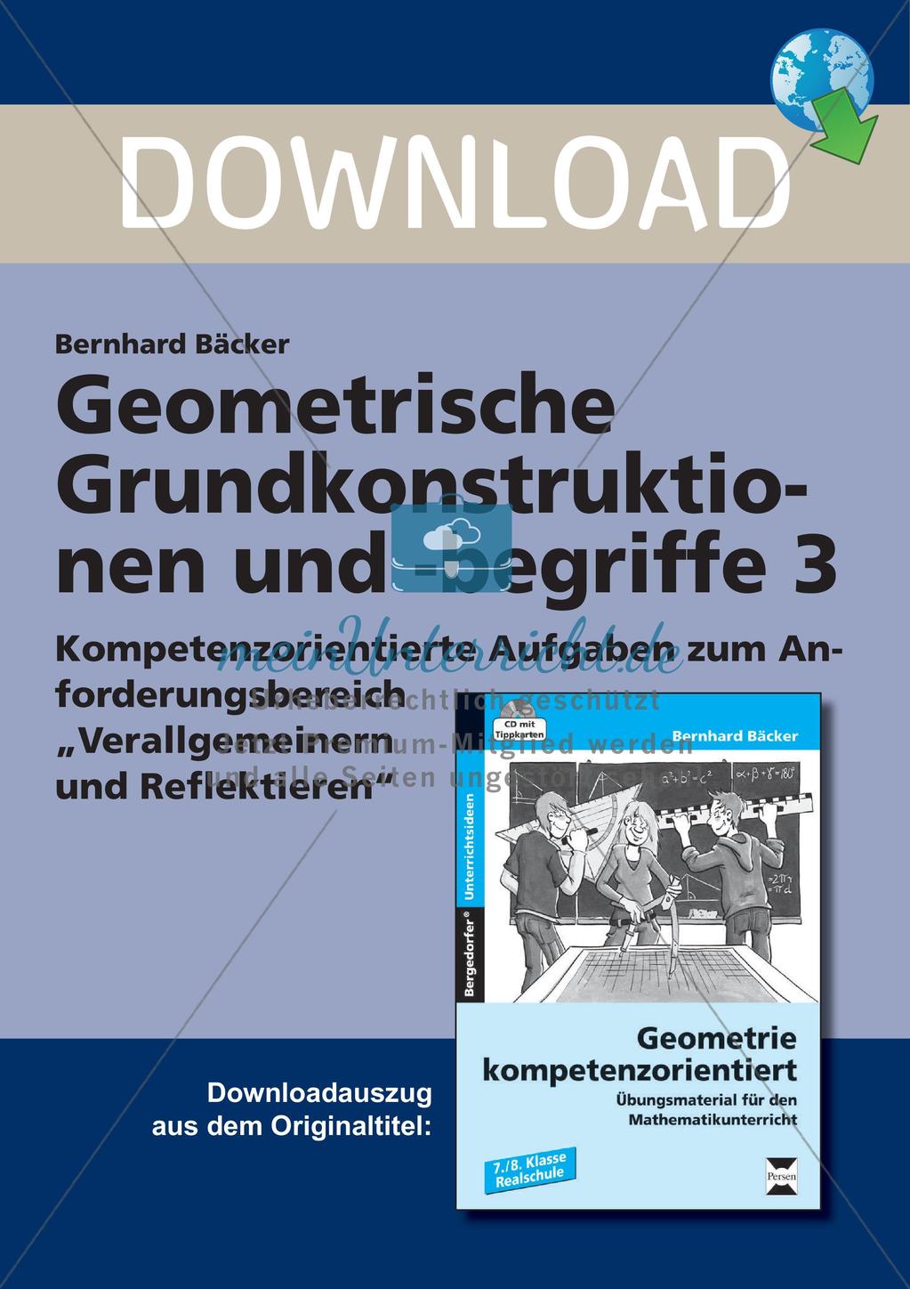 Das Dreieck und der Satz des Thales Preview 1