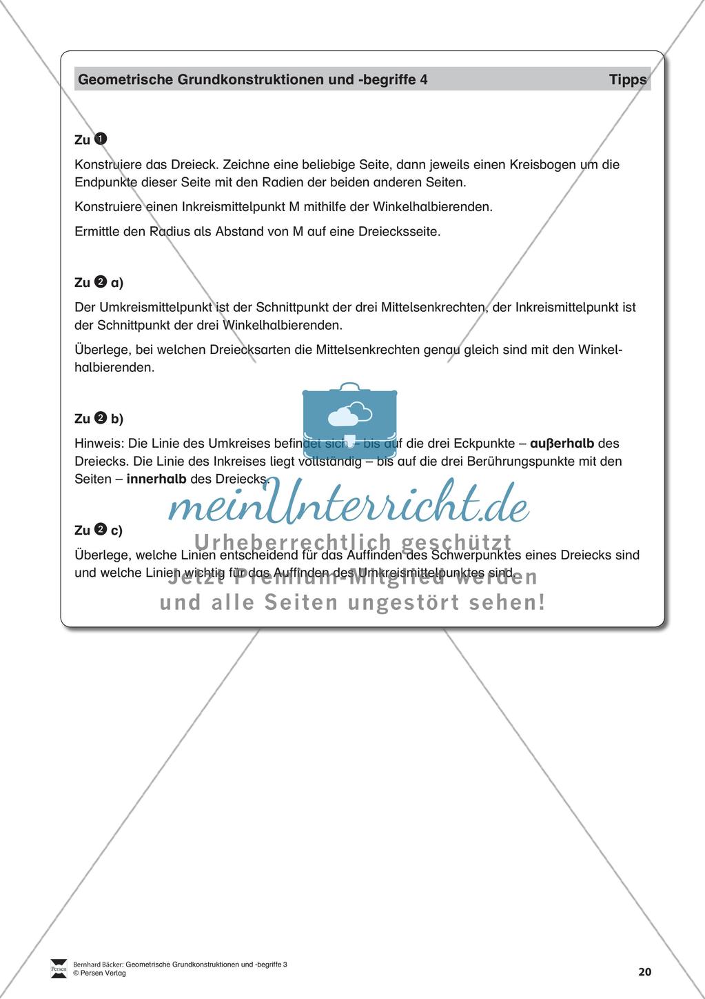 Das Dreieck und der Satz des Thales Preview 21