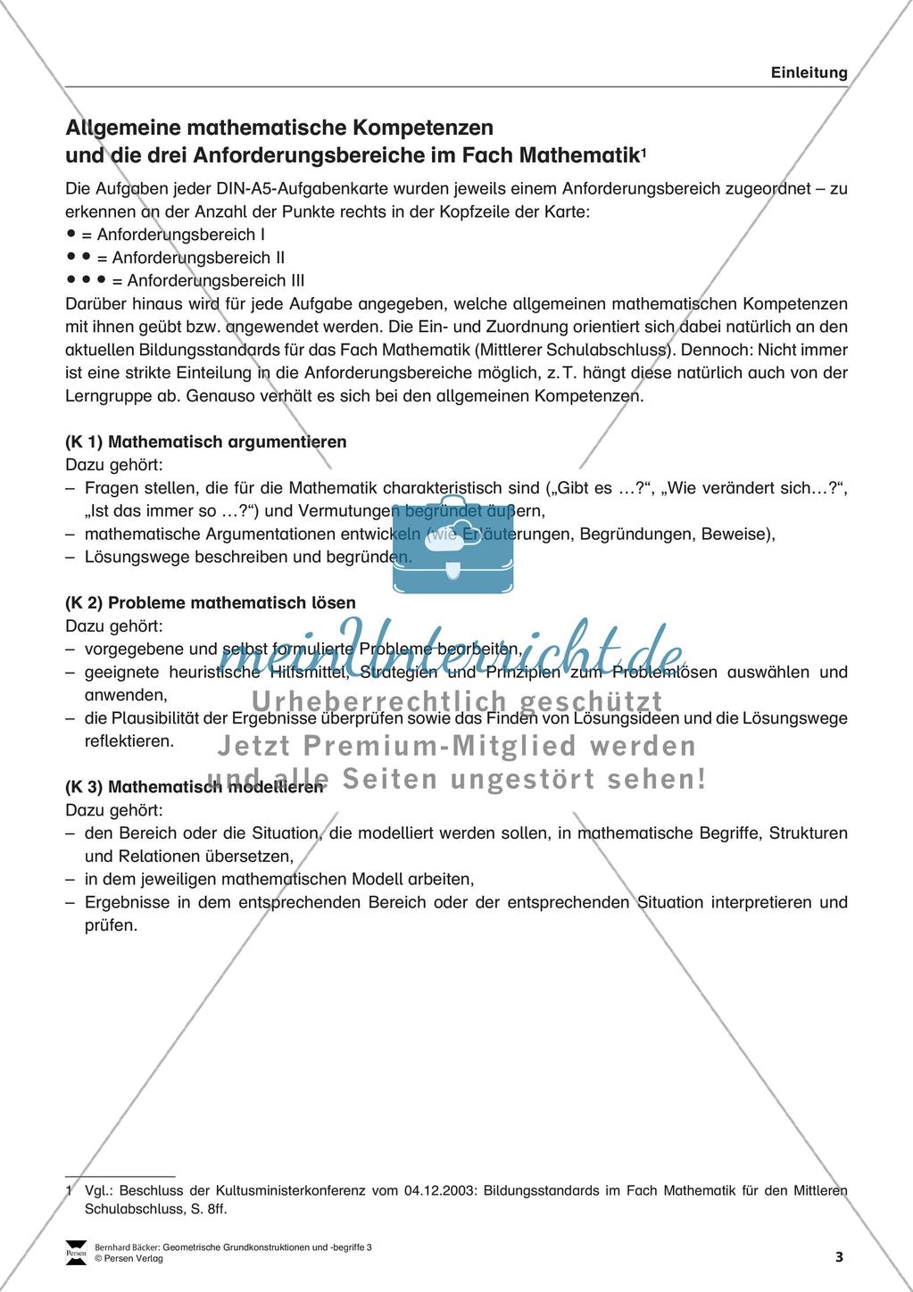 Das Dreieck und der Satz des Thales Preview 4