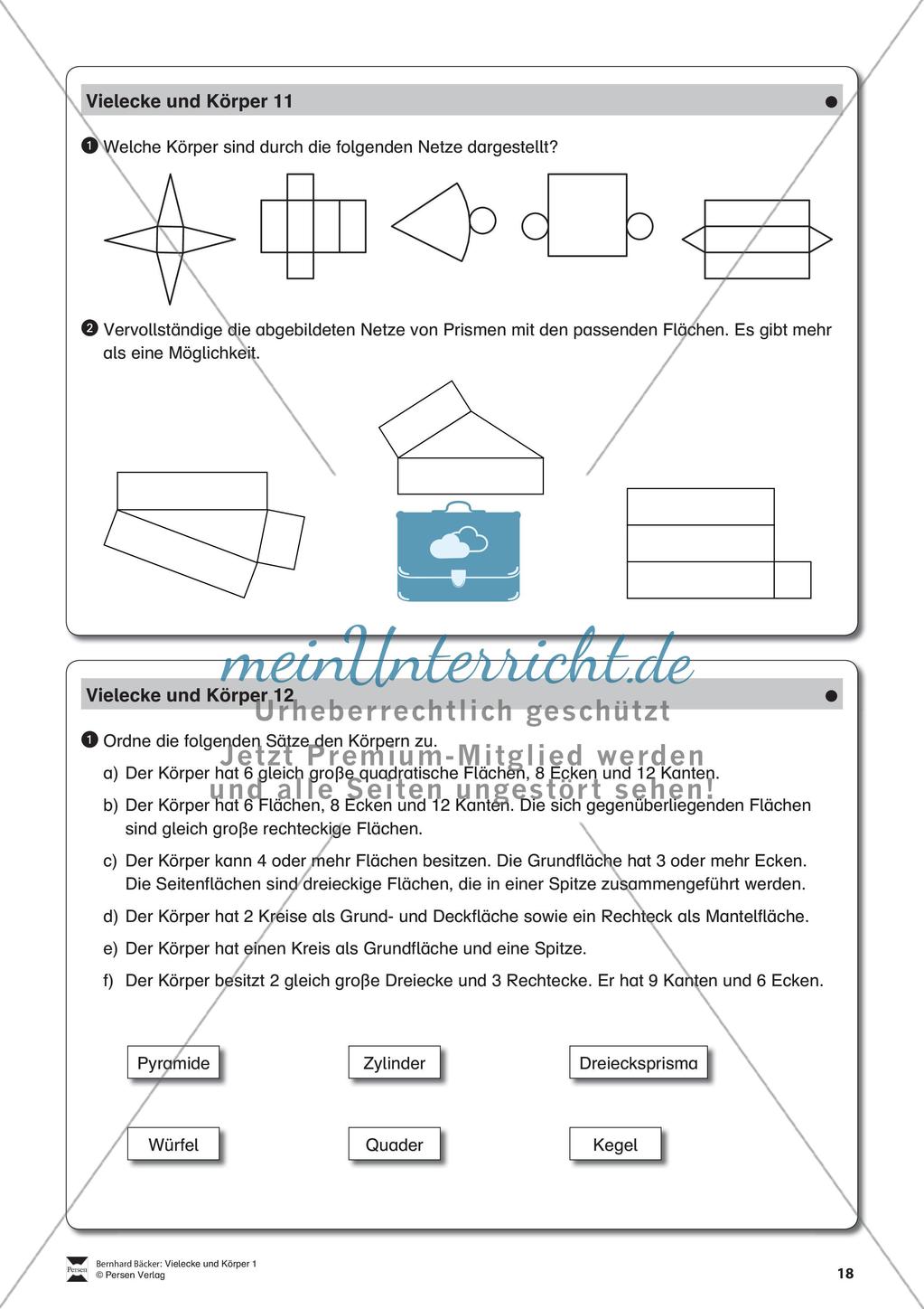 Körpernetze und Schrägbilder Preview 19