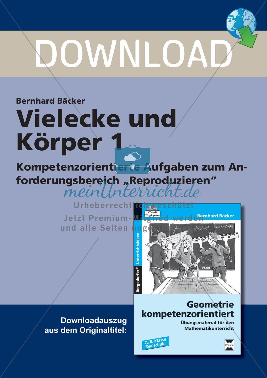 Körpernetze und Schrägbilder Preview 1