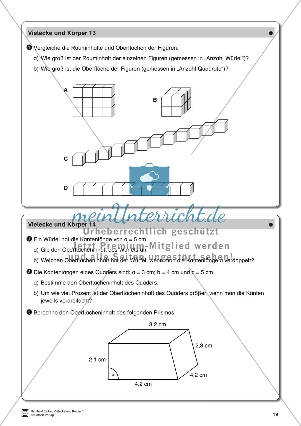 Körpernetze und Schrägbilder Preview 20