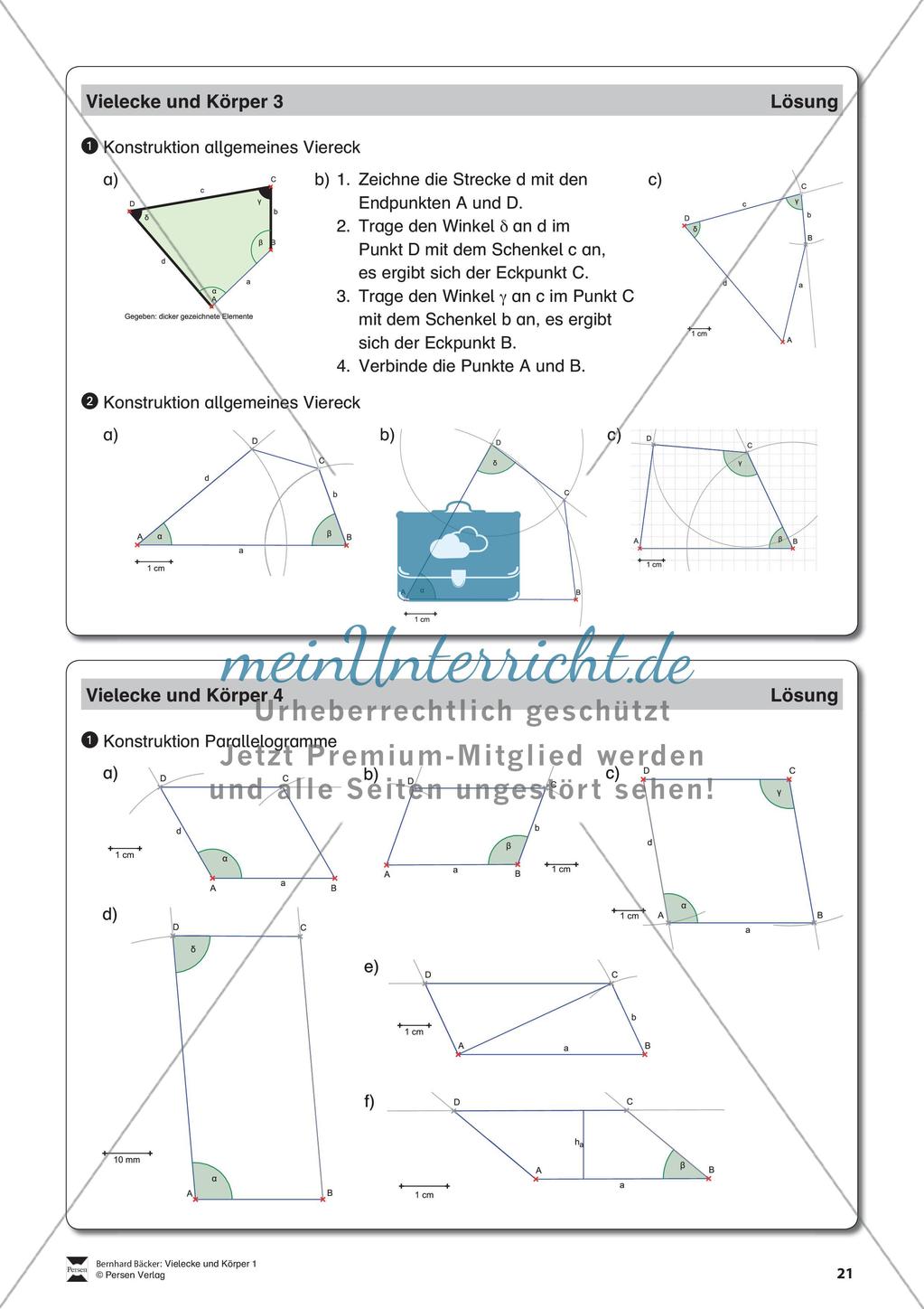 Körpernetze und Schrägbilder Preview 22
