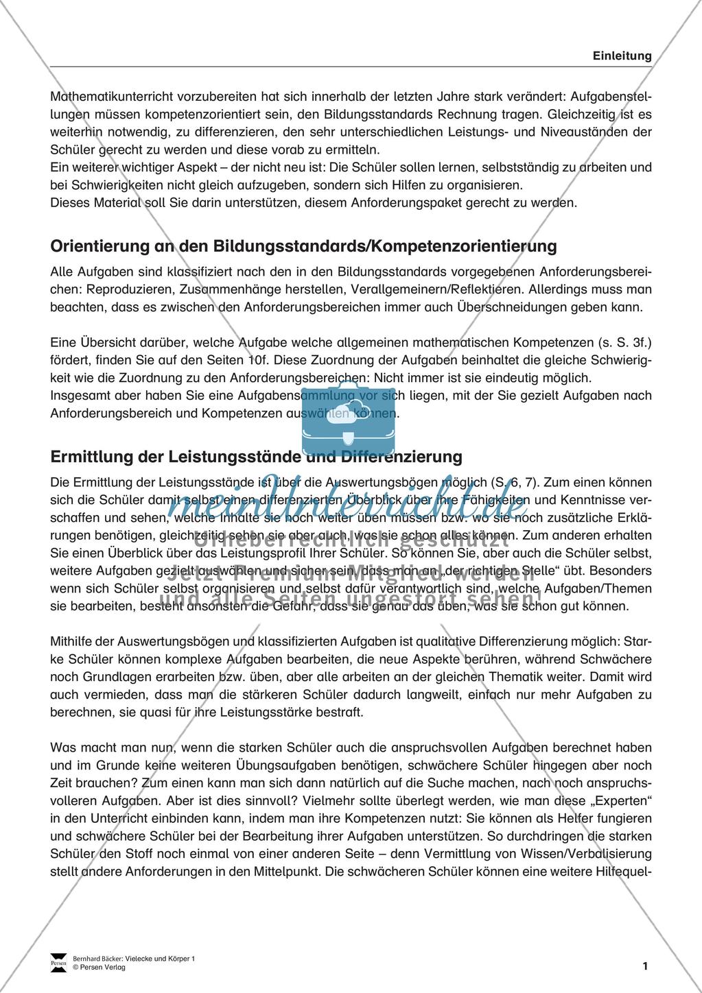 Körpernetze und Schrägbilder Preview 2