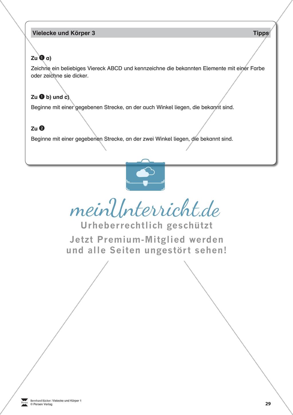 Körpernetze und Schrägbilder Preview 30