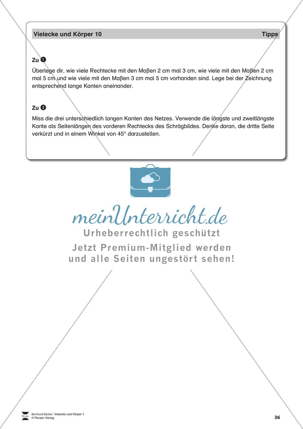 Körpernetze und Schrägbilder Preview 37