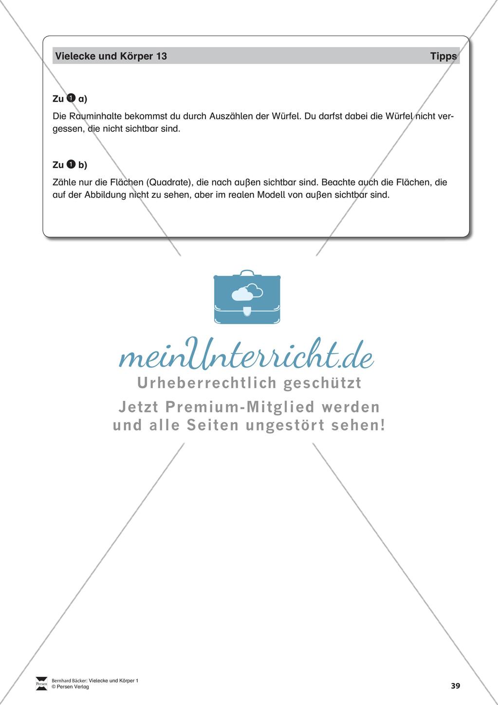 Körpernetze und Schrägbilder Preview 40