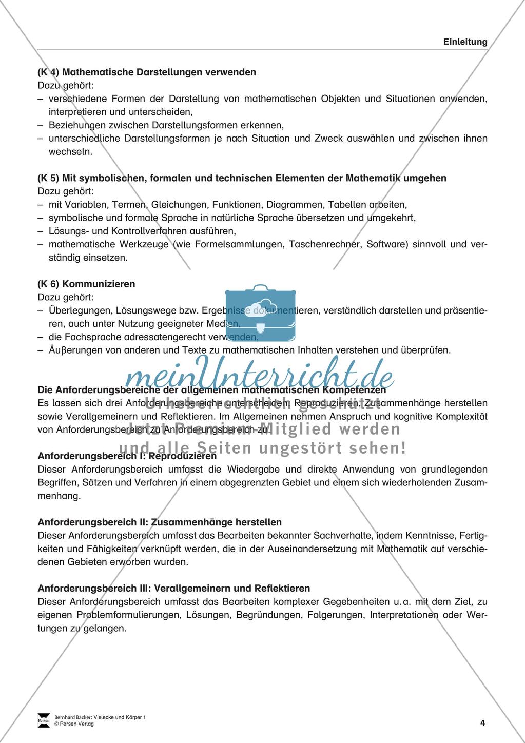 Körpernetze und Schrägbilder Preview 5