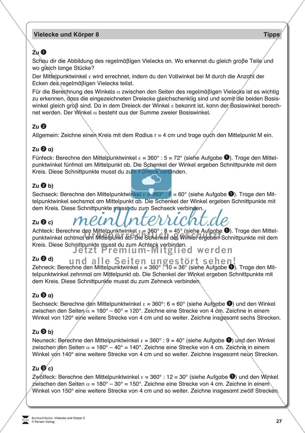 Mantelflächen und Schrägbilder Preview 28
