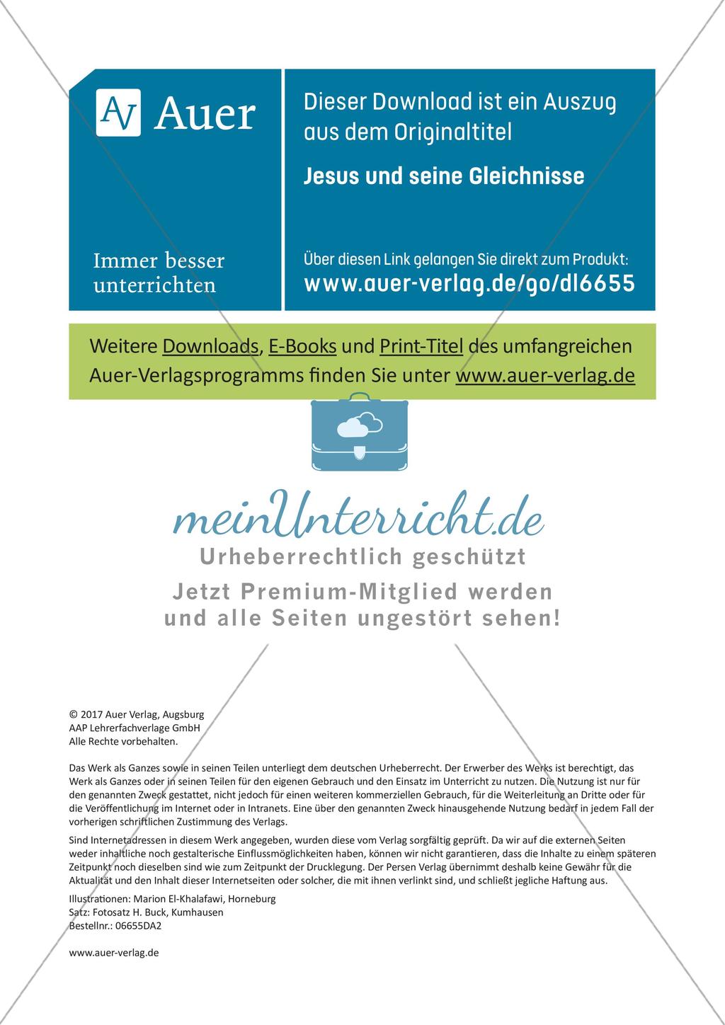 Das Gleichnis vom verlorenen Schaf und Münze Preview 12