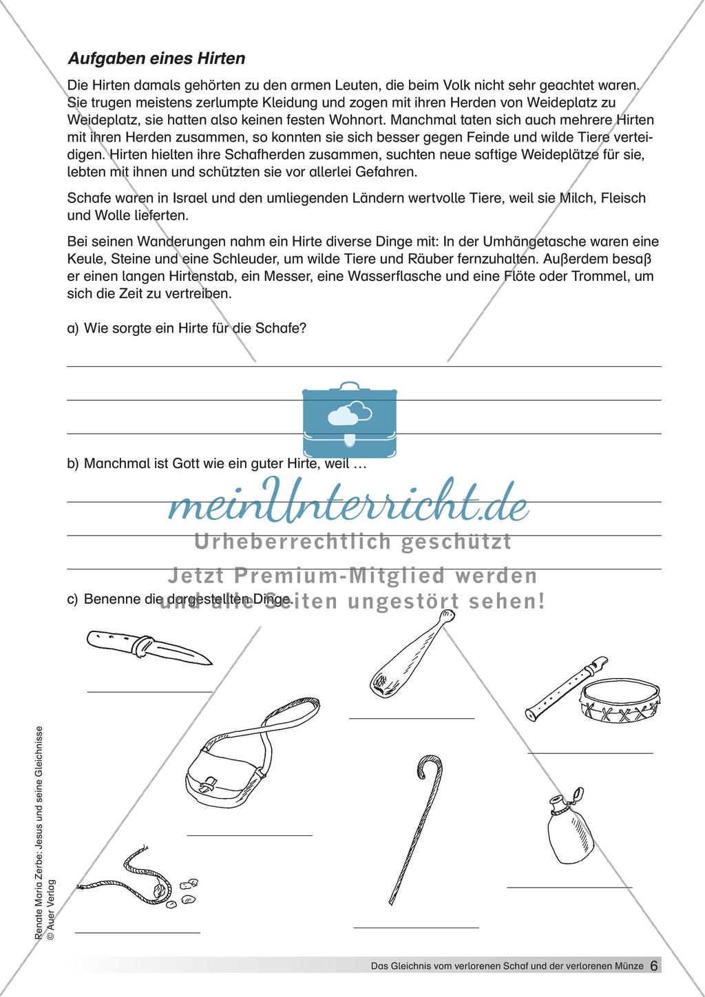 Das Gleichnis vom verlorenen Schaf und Münze Preview 8