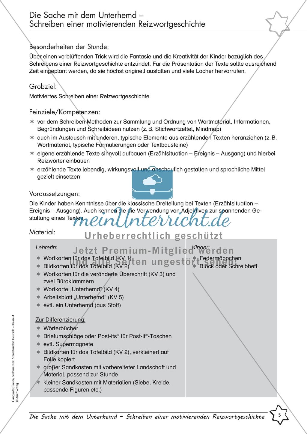 Schreiben einer motivierenden Reizwortgeschichte Preview 7