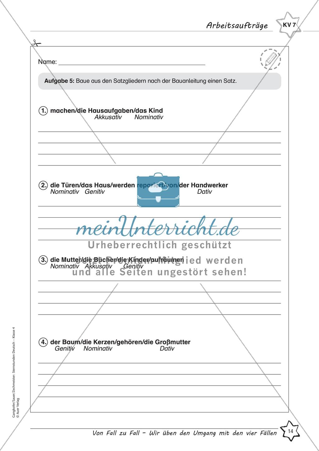 Üben des Umgangs mit den vier Fällen Preview 16
