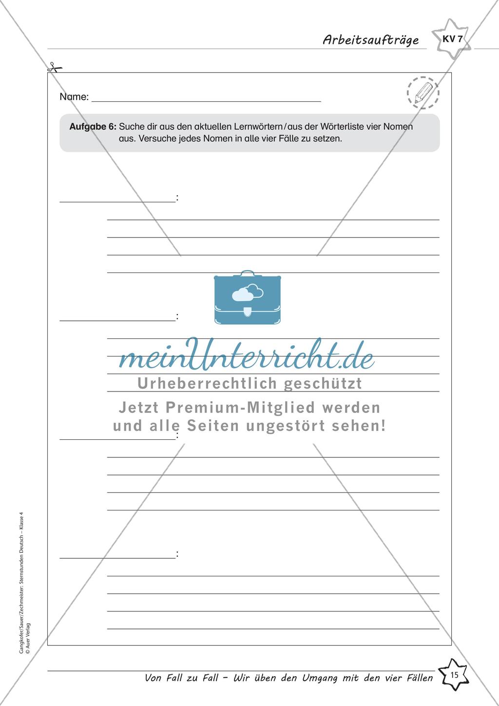 Üben des Umgangs mit den vier Fällen Preview 17