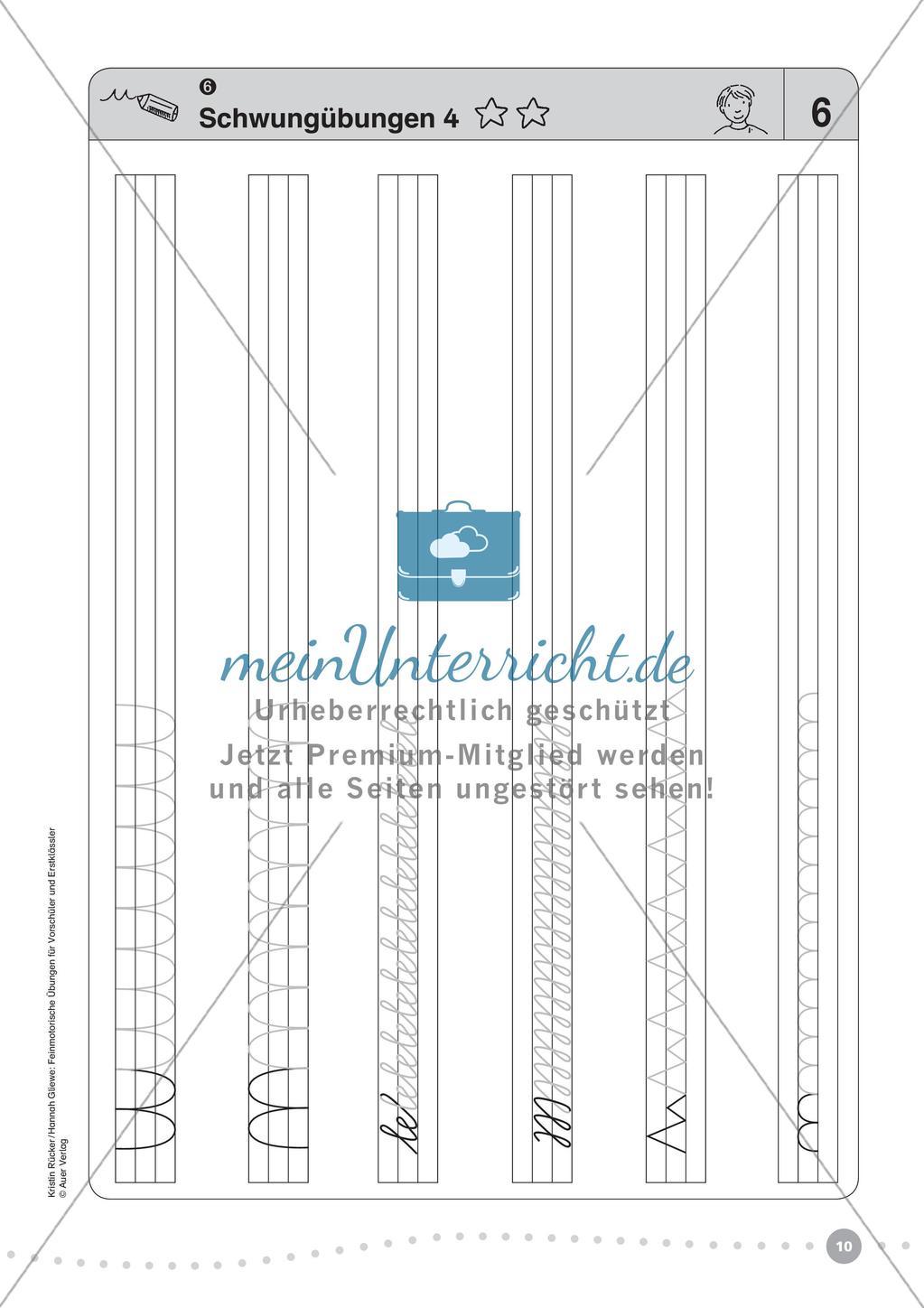 Üben der Feinmotorik: Schreiben Preview 12