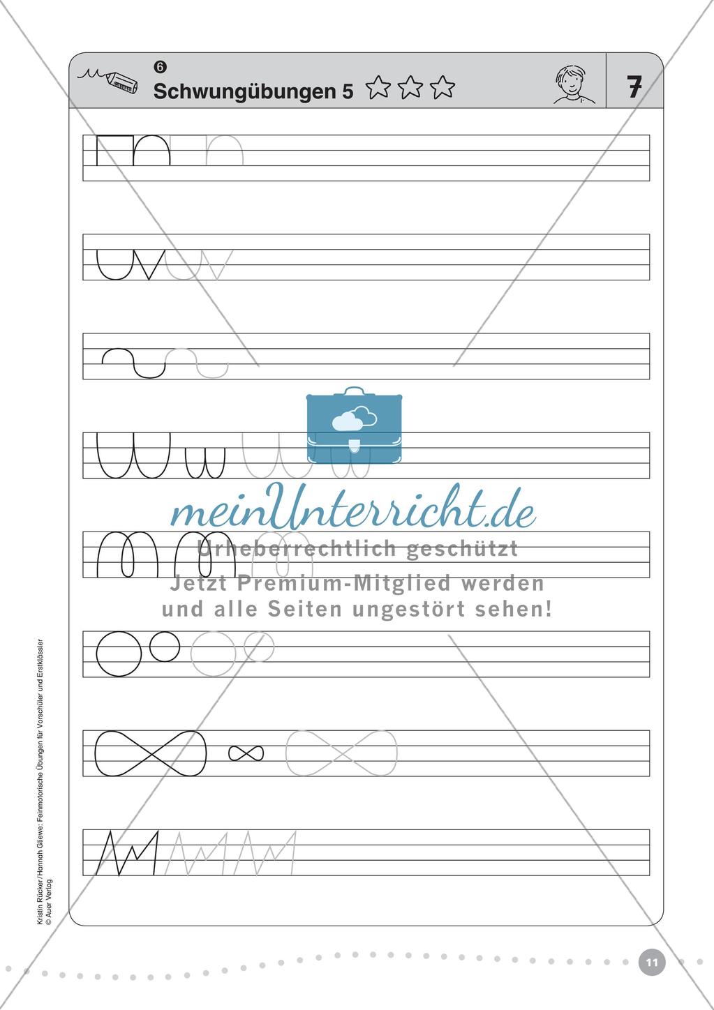 Üben der Feinmotorik: Schreiben Preview 13