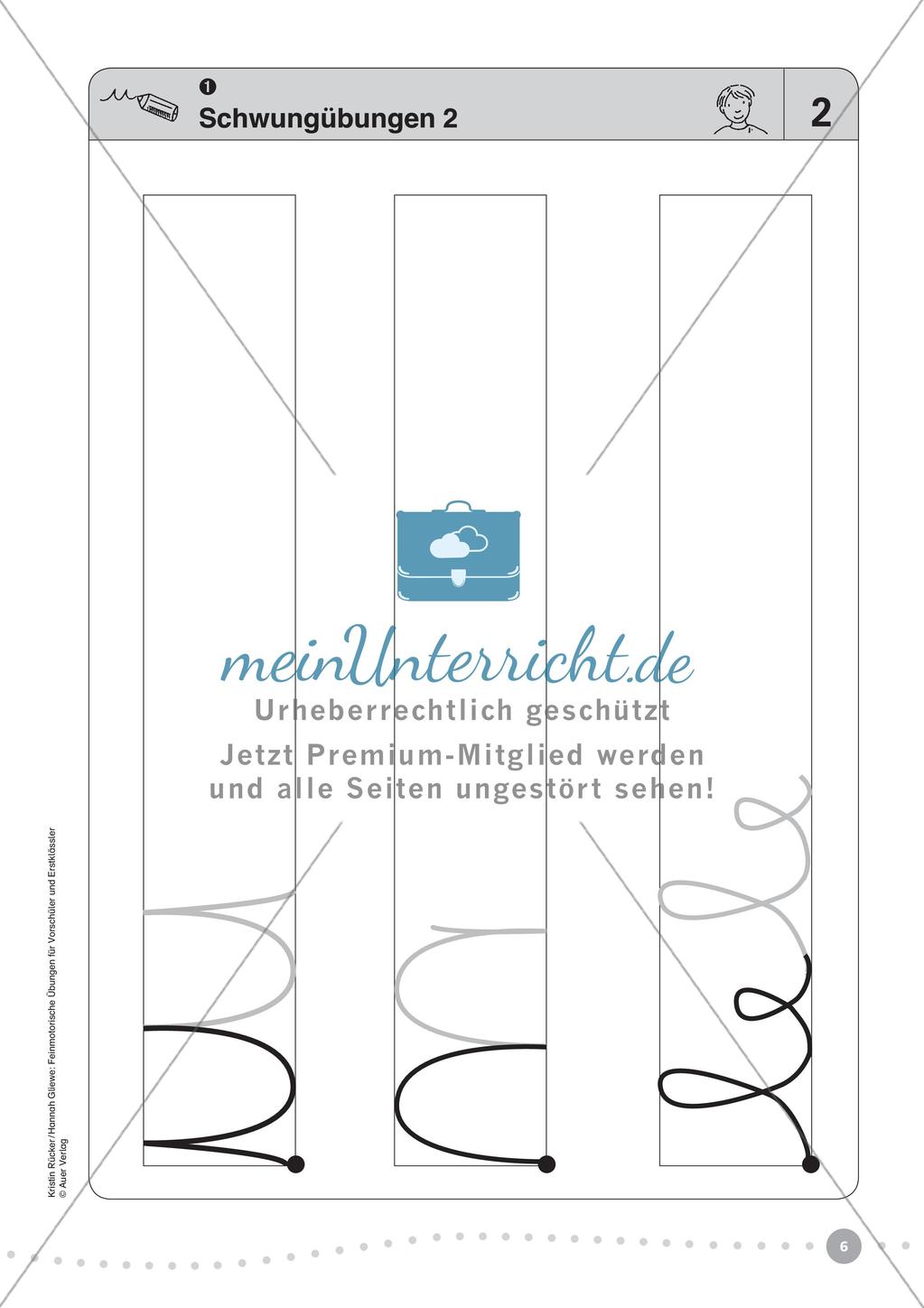 Üben der Feinmotorik: Schreiben Preview 8