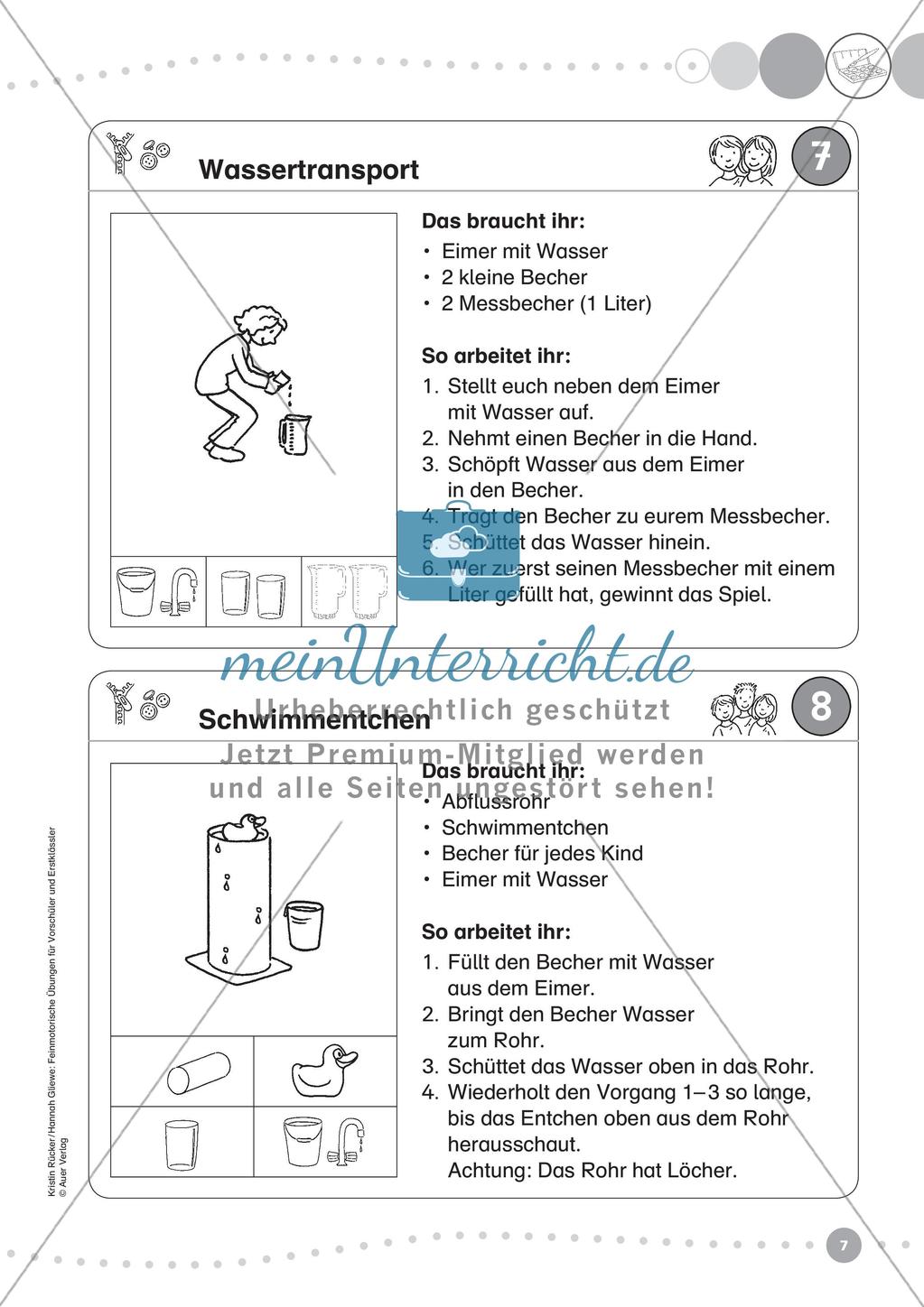 Feinmotorik üben: Lebenspraxis & Klatschspiele Preview 9