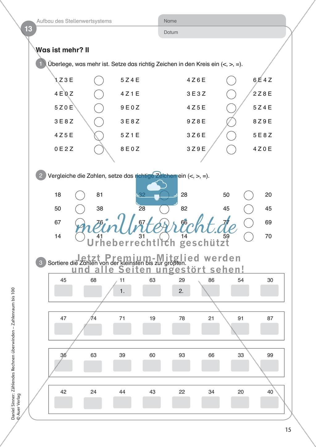 Aufbau des Stellenwertsystems Preview 17