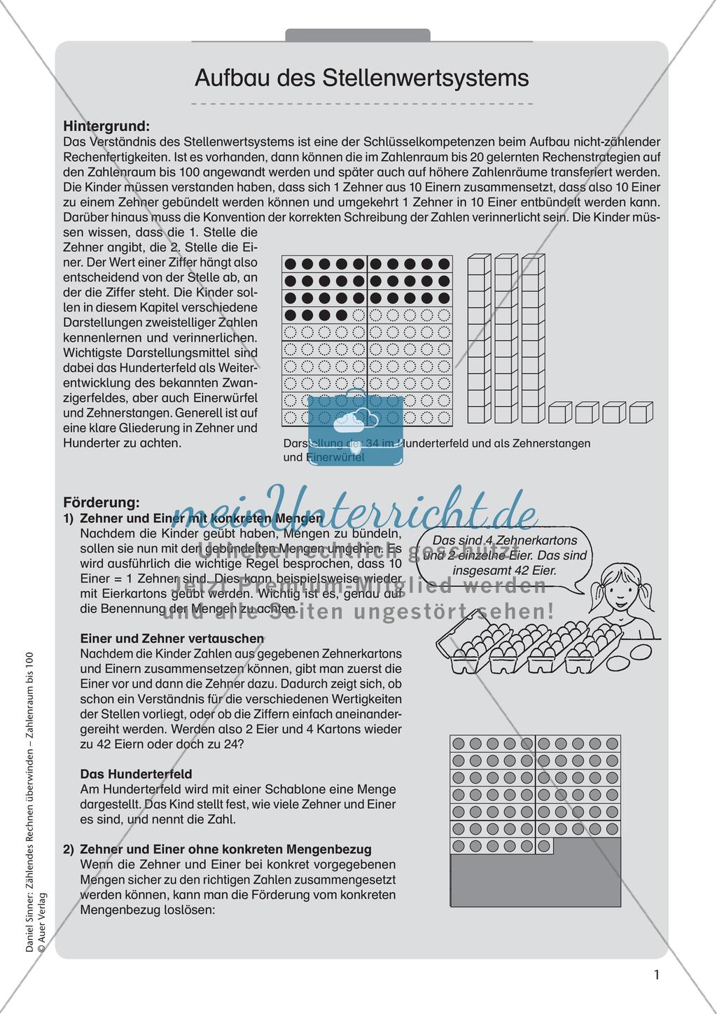 Aufbau des Stellenwertsystems Preview 3