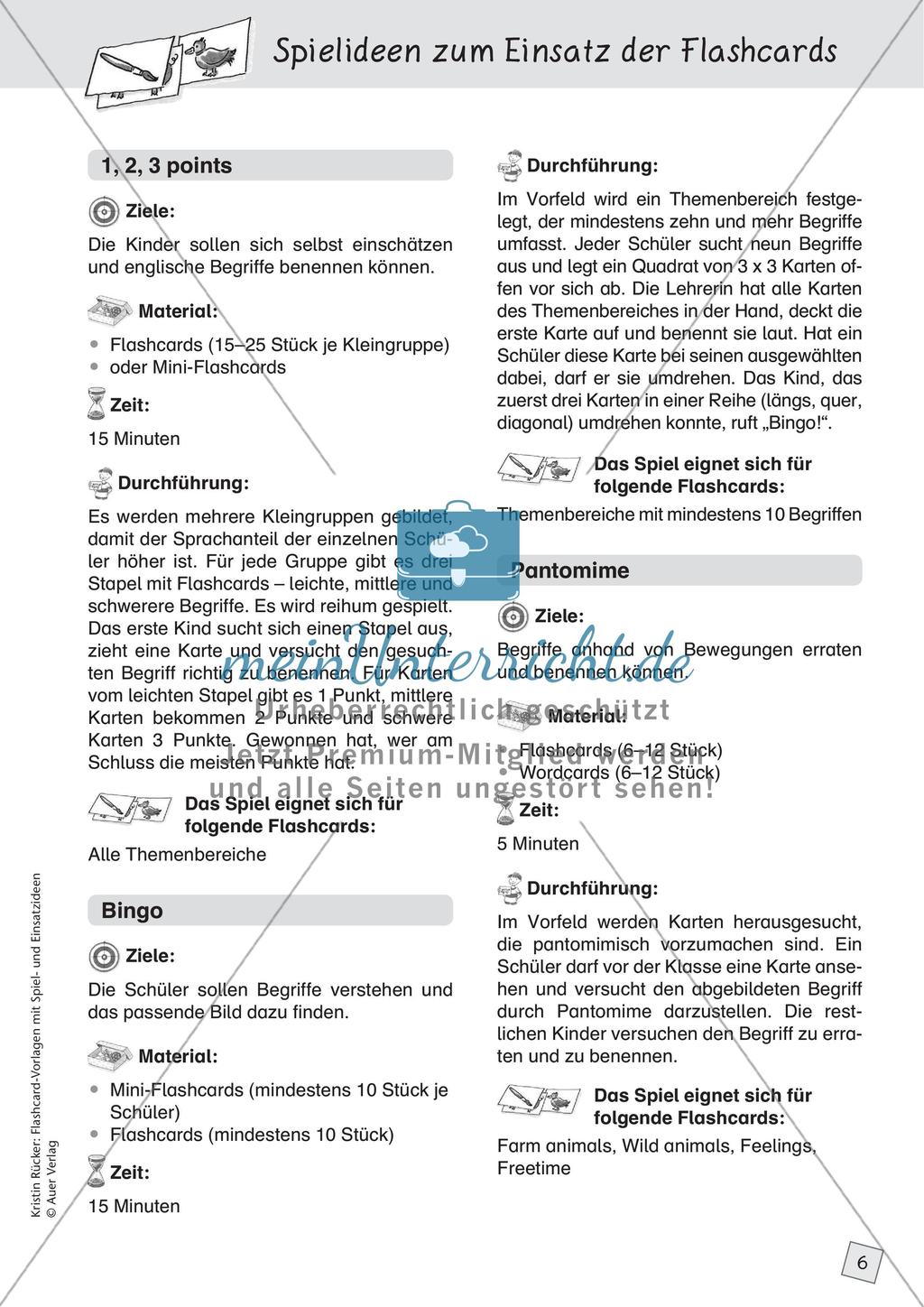 Spielideen: Flashcards zum Thema Colours Preview 8