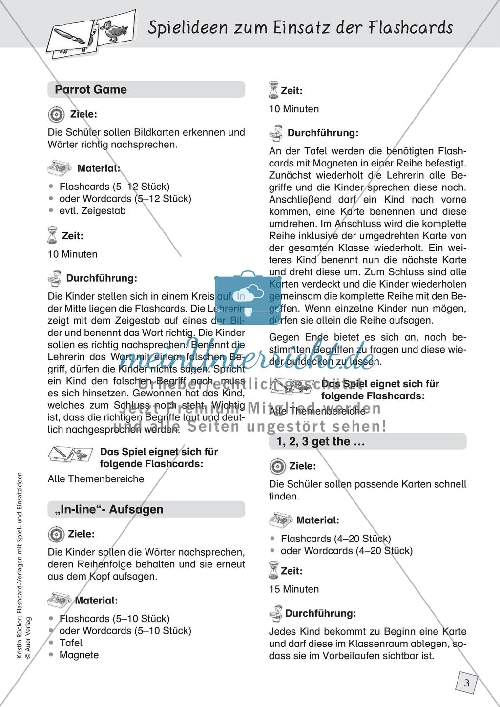 Spielideen: Flashcards zum Thema Transportation Preview 5